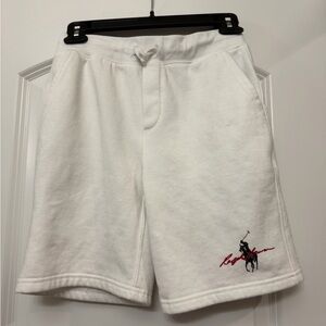 Polo by Ralph Lauren Kids White Shorts with Red Embroidery